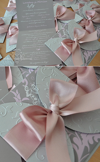 dusty rose wedding invitations