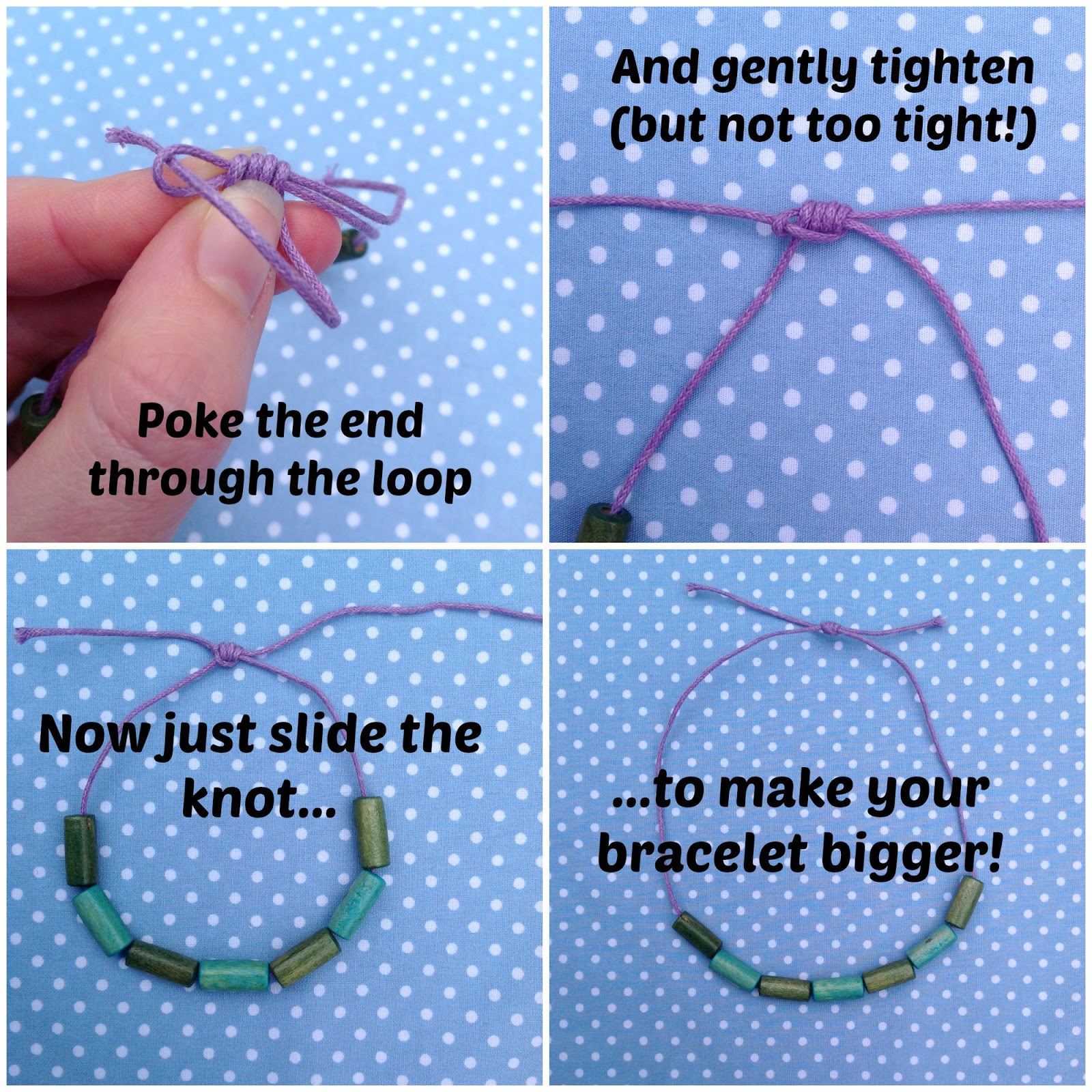 Miss Beatrix: How to Tie a Sliding Knot