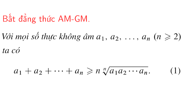 Chứng minh và làm chặt bất đẳng thức Cauchy (AM-GM)