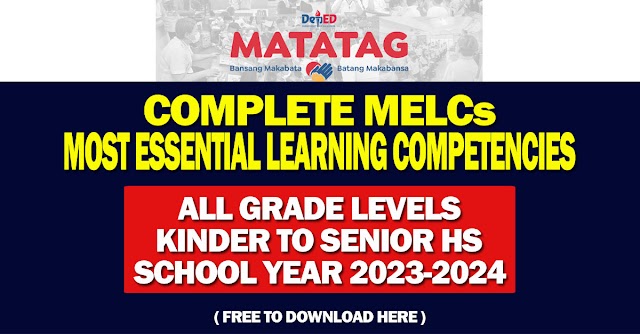 MELCs | Most Essential Learning Competencies | S.Y. 2023-2024