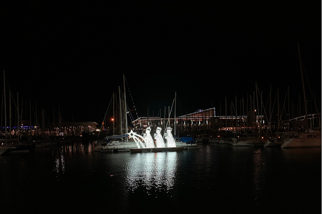 Nadal al Port, Moll de la Fusta, Barcelona