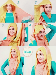 Tutorial Hijab Pashmina