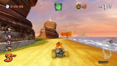 Skillful maneuvers and epic jumps in Crash Team Racing: Nitro-Fueled.