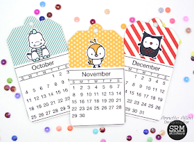 SRM Stickers Blog - 2015 Mini Calendar by Annette - #calendar #mini #2015 #stickers 