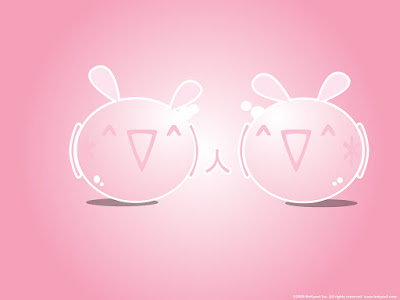 Cute Pink Kawaii Wallpaper. On my desktop this week.