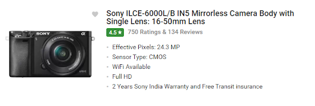 TOP 5: Best Entry-Level Mirrorless Camera 2020 under 50000.