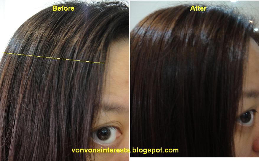 Hair Color Before And After. After: My hair color is more