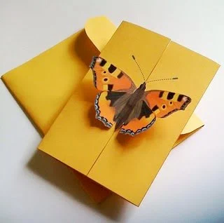 DIY Closing Butterfly Card.