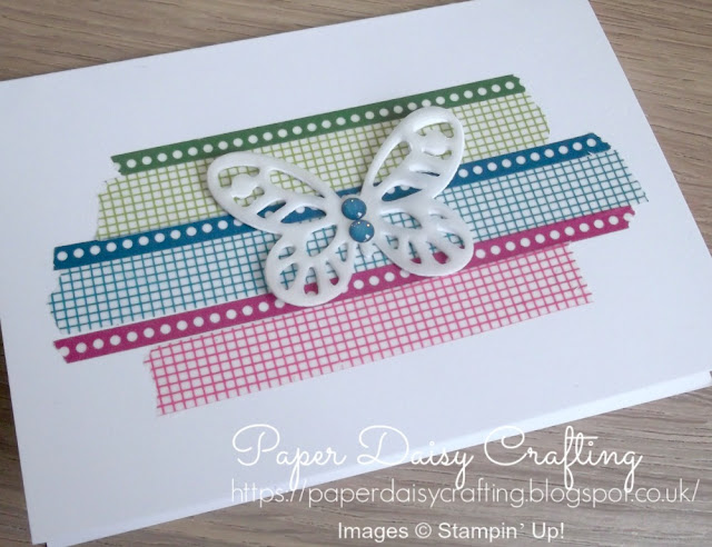 Bold butterflies and washi tape from Stampin' Up!