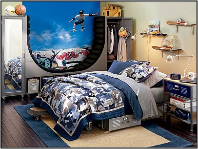 Teen Boys Sports Theme Bedrooms ~ Room Design Ideas