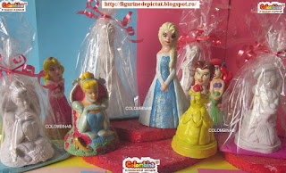 Set hobby creativ Elsa Frozen Printese de pictat