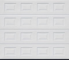 Garador Georgian White sectional door panel