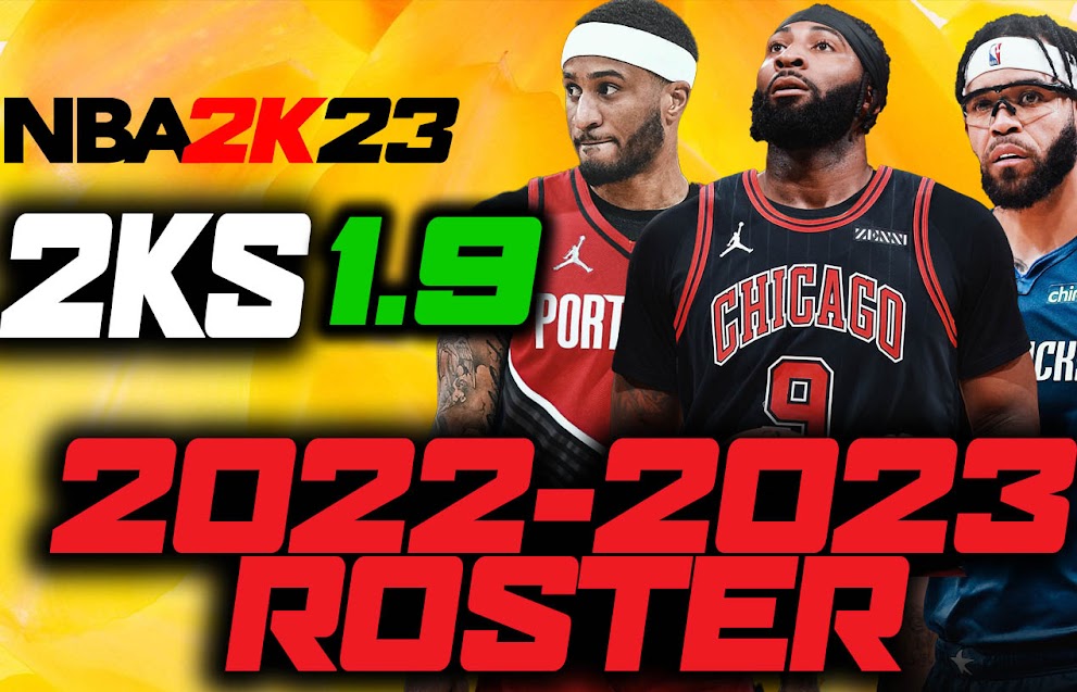 2K23 2KS 2022-2023 Roster With All 58 Rookies & Latest Transactions V1.9 - MASSIVE ROSTER UPDATE!