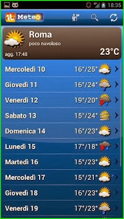ilMeteo Weather Android App