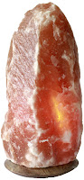 salt crystal lamp