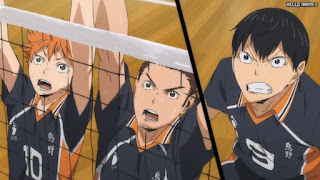 ハイキュー!! アニメ 第1期24話 影山飛雄 日向翔陽 東峰旭 | HAIKYU!! Episode 24