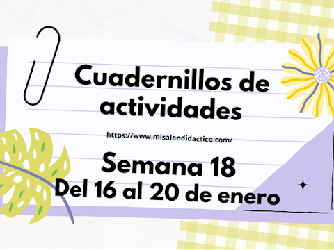 Semana 18: Cuadernillos de actividades para todos los grados