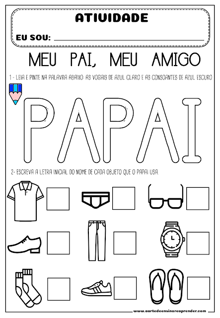 Kit de Atividades Educação Infantil Alfabetização Pintura Jogo da