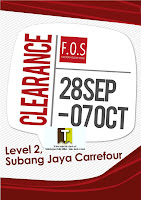 F.O.S Clearance Sale-Selangor 2012