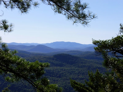 Looking west from the overlook on Thomas Mountain's blue trail.  Check out the Lake George Land Conservancy's website at www.lglc.org for more information on the Cat and Thomas Mountains Preserve in Bolton Landing.

The Saratoga Skier and Hiker, first-hand accounts of adventures in the Adirondacks and beyond, and Gore Mountain ski blog.