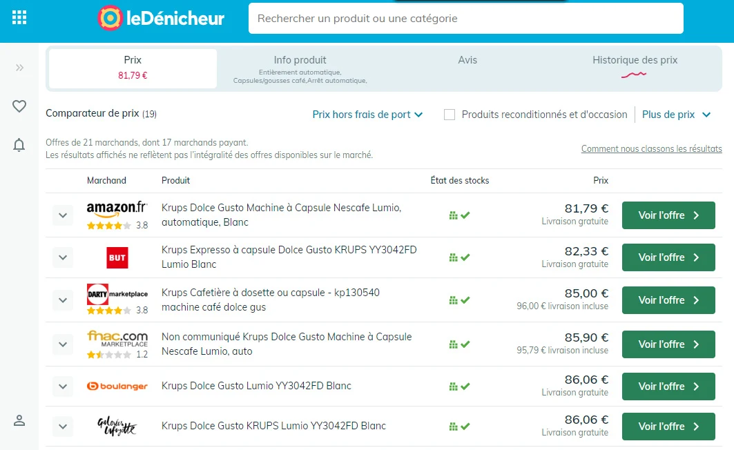 💲 Comparateur de prix : comment bien l'utiliser pour pouvoir acheter malin! (avec Le Dénicheur) 💲