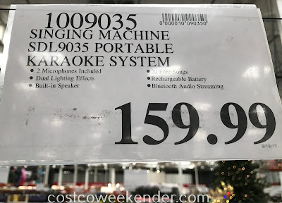 Deal for the Singing Machine Portable Hi-Def Karaoke System SDL9035 at Costco