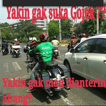 Mau Gak Dianterin Gojek Harley Abang?