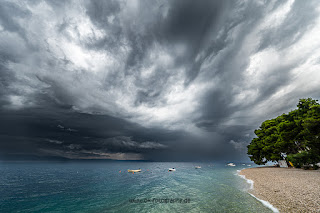 Wetterfotografie Gewitterzelle Kroatien Mala Duba Zivogosce Olaf Kerber