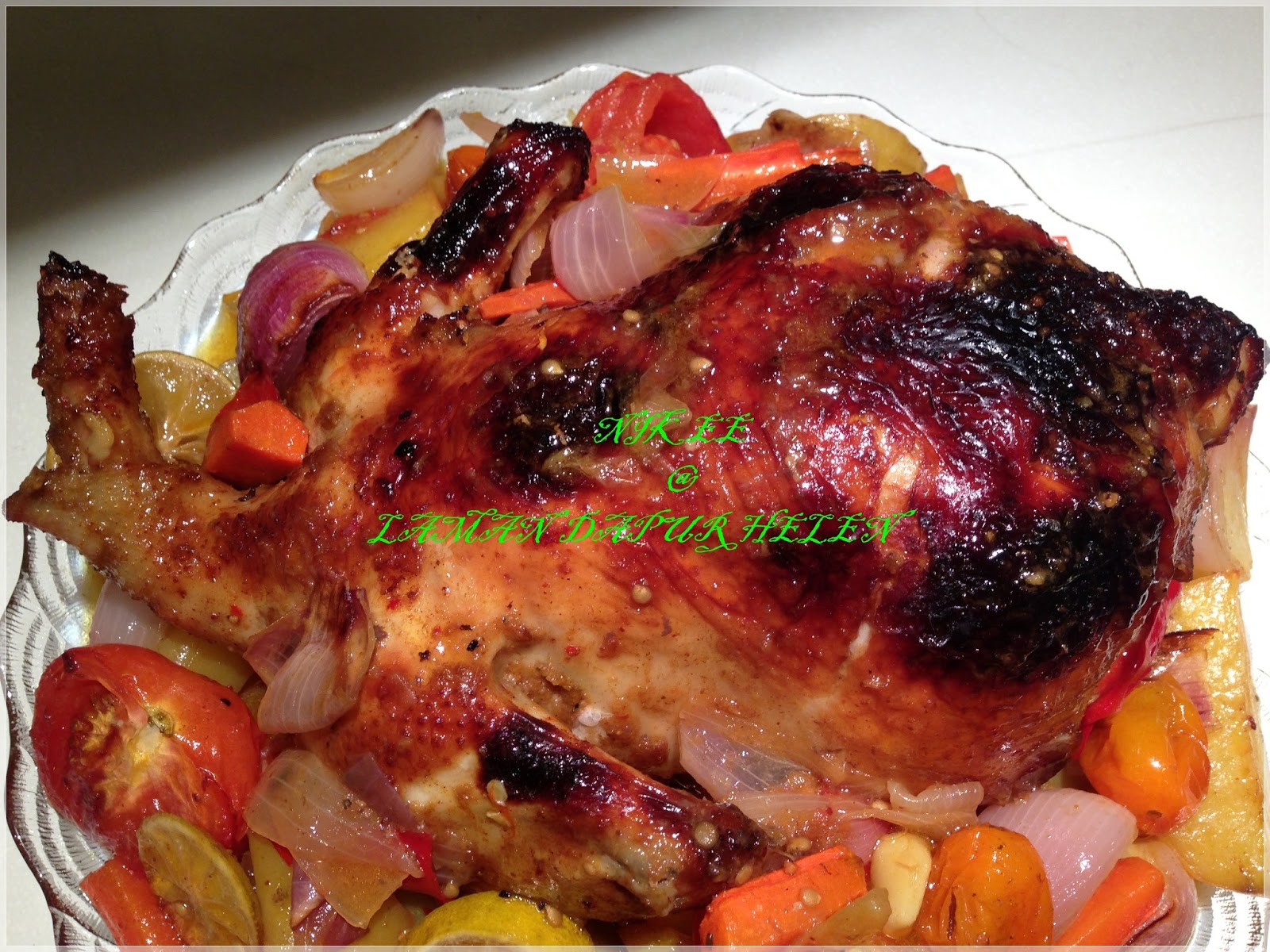 Laman Dapur Helen: ROASTED CHIX ALA NIKEE