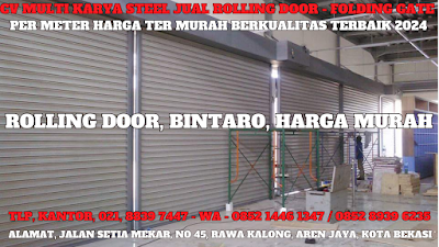 GAMBAR, DAFTAR, HARGA, ROLLING DOOR, PER METER, MURAH, BINTARO, 2024