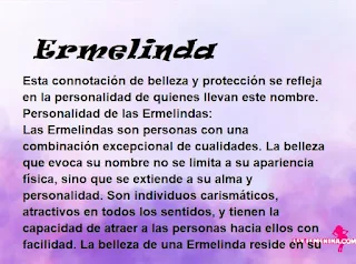 significado del nombre Ermelinda