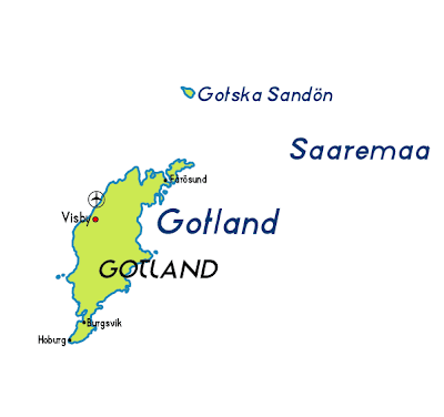 Gotland Map Province City