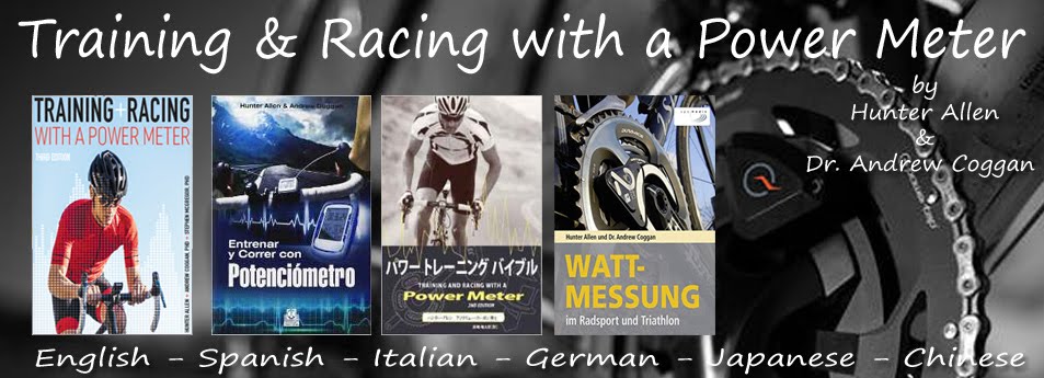 Training And Racing With A Power Meter Journal How To Estimate