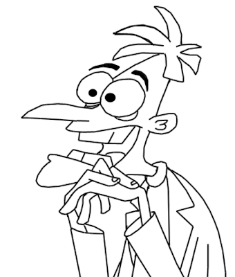 Phineas and ferb coloring Sheets