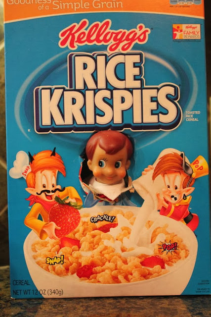 Elf On The Shelf Cereal Box