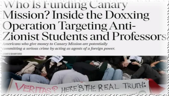 Have you ever heard of Canary Mission
