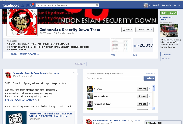 Indonesia Security Down Team