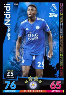 Match Attax 2018 2019 Leicester City Premier League Set