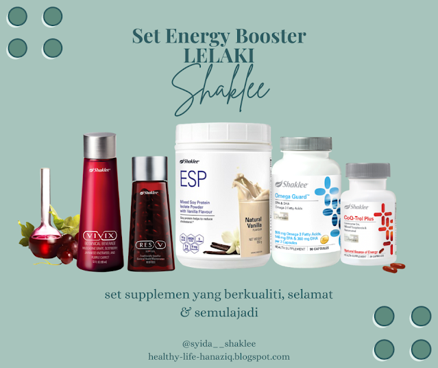 set tenaga lelaki shaklee