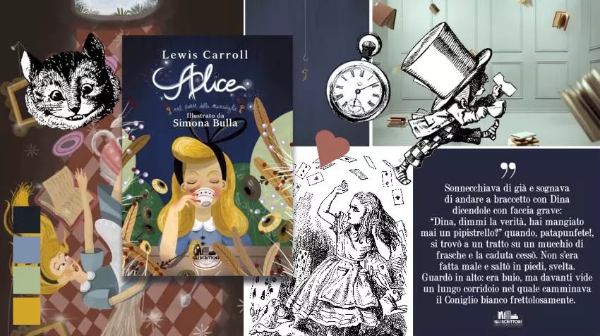 Alice nel paese delle meraviglie, di Lewis Carroll, illustrato da Simona Bulla