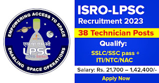 38 Posts - ISRO-Liquid Propulsion Systems Centre - ISRO-LPSC Recruitment 2023 - Last Date 30 May at Govt Exam Update