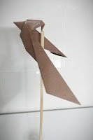 Ave equilibrista origami