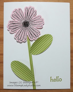 Card made with Stampin'UP!'s Mixed Medley stamp set and Designer Print Papers