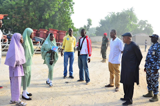 Shettima inspects school in Maiduguri after 2 years of closure, promotes principal to Ministerial Secretary