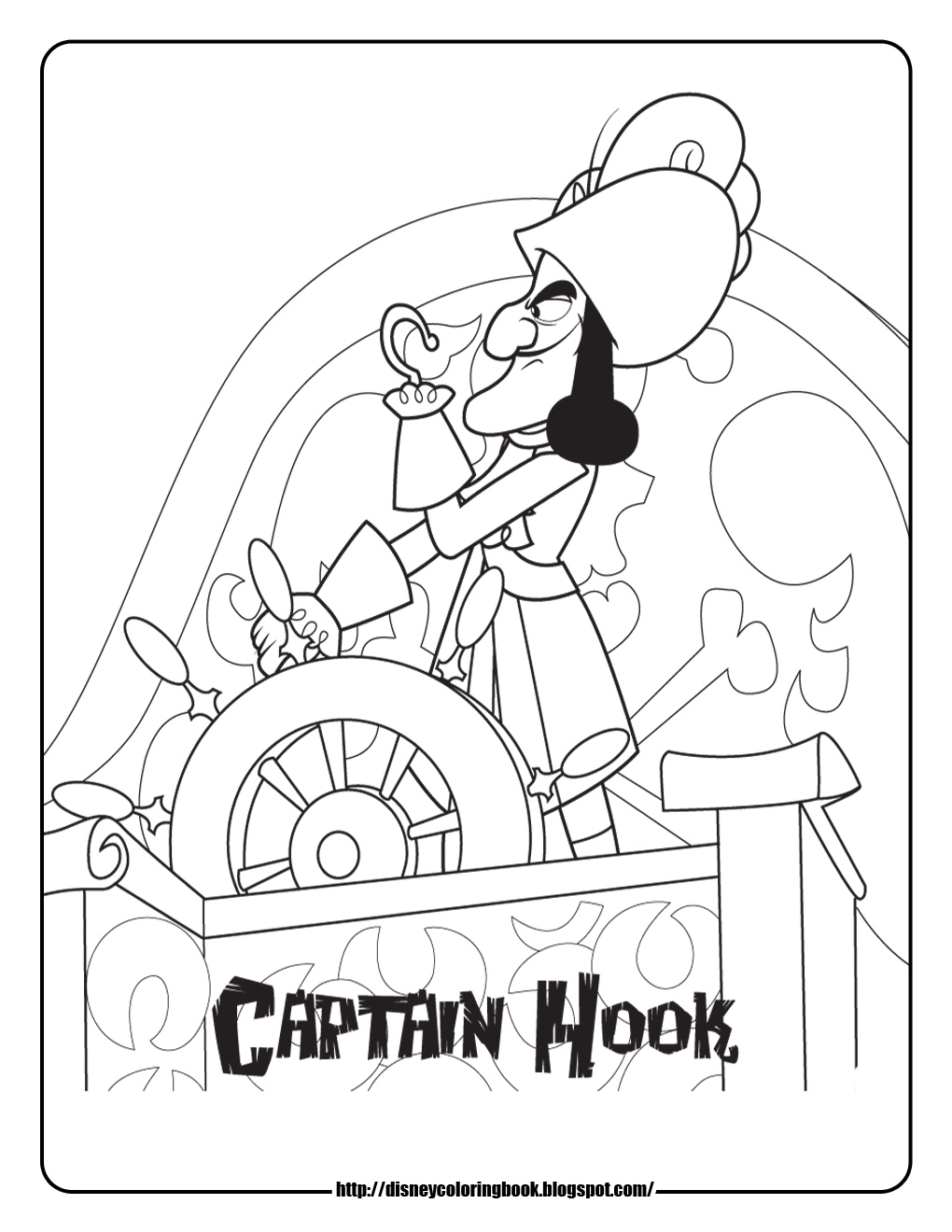 Jake and the Neverland Pirates 2 Free Disney Coloring Sheets