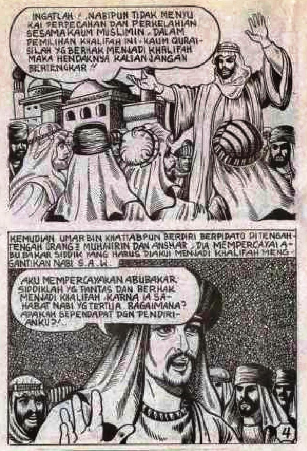 Komik Khalifah Abu Bakar As Shiddiq - Komik Koplak