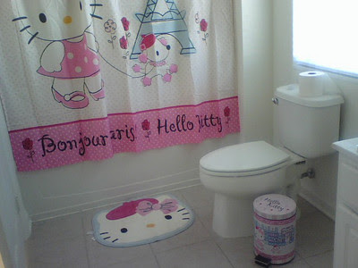 Many people especially the girl have questioned about the  Hello Kitty Bathroom Idea