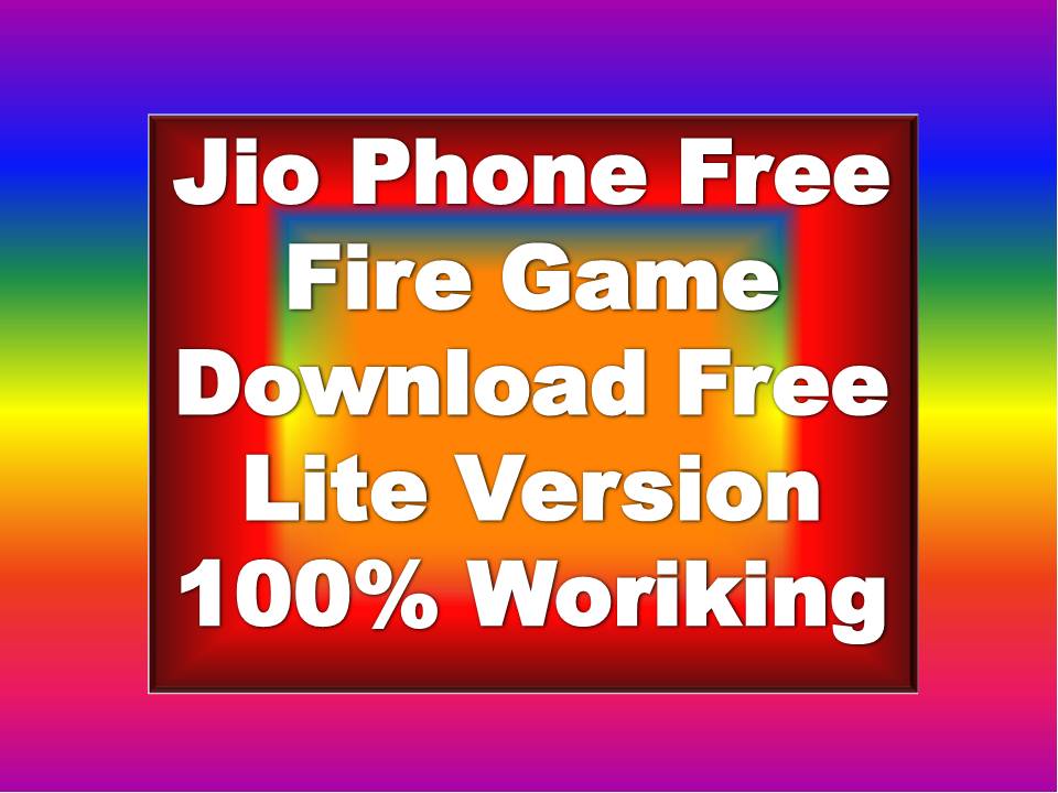 Jio Phone Free Fire Game Download Jio Phone Me Free Fire Game Download Kaise Kare