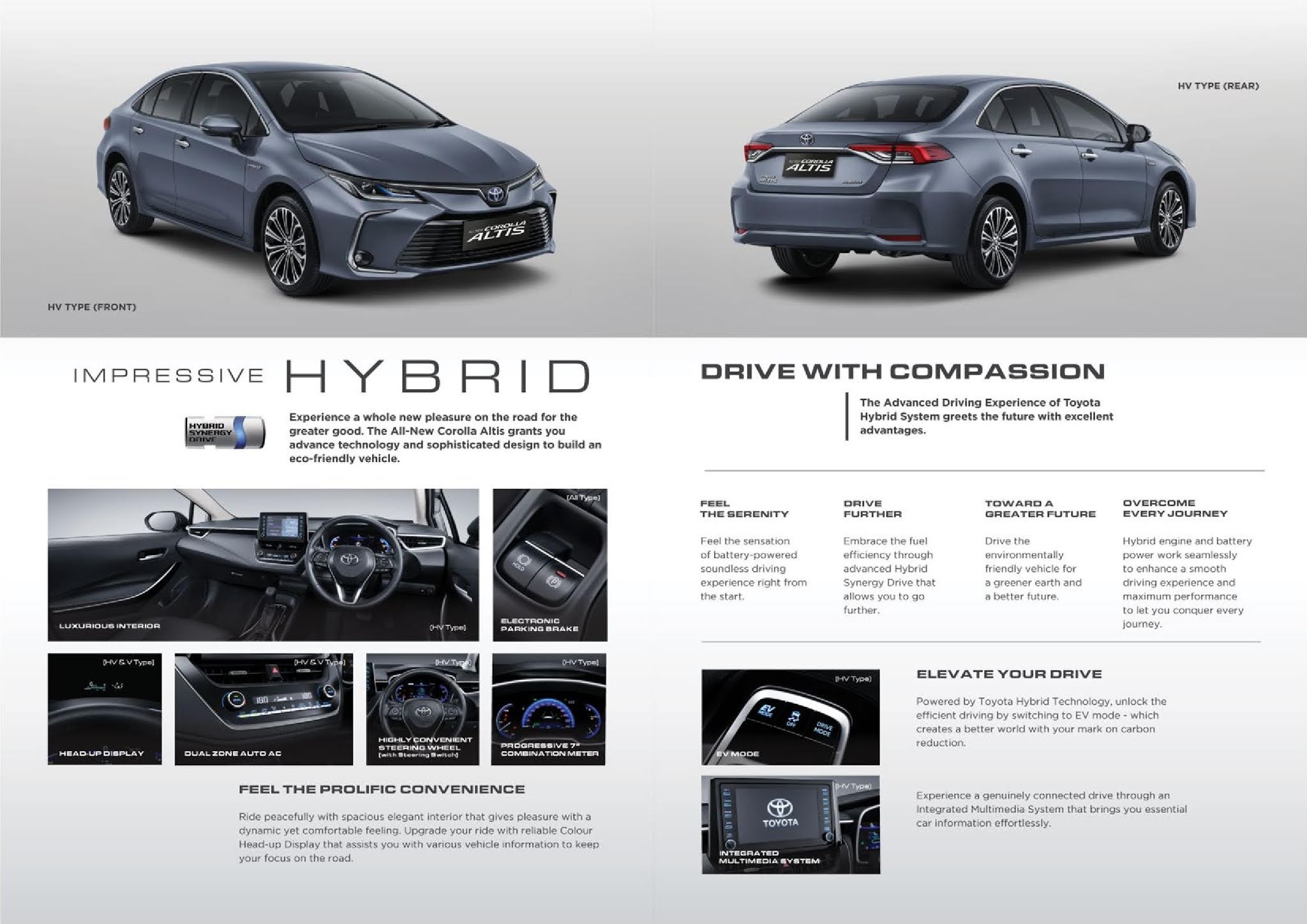 Brosur Toyota Altis Hybrid