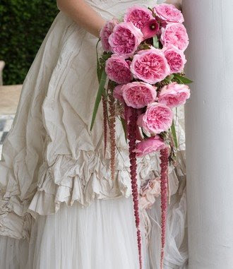 Trinkets amp Roses Beautiful Rose Peony Wedding Bouquets In Pink 330x381
